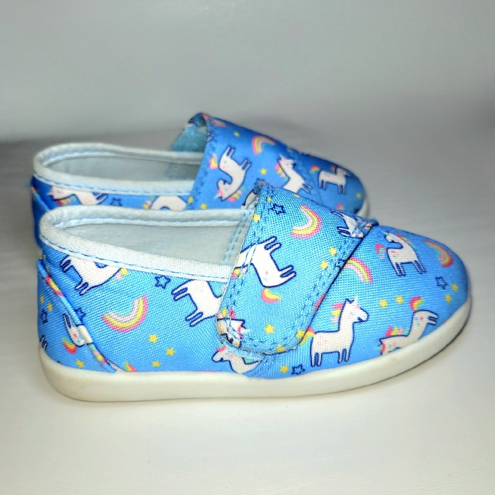 Toddlers Unicorn Velcro Slip-on Shoes